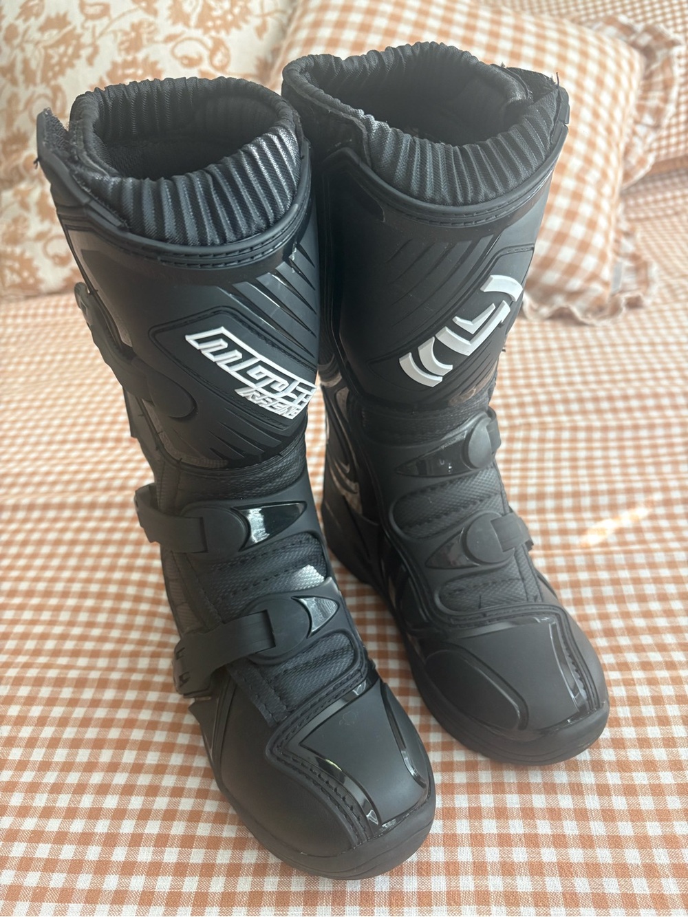 Moose Racing Kids Black Motocross Boots - Protective Off-Road Footwear